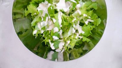 Comment faire une salade César, Simple