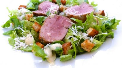 Comment faire une salade César, Simple