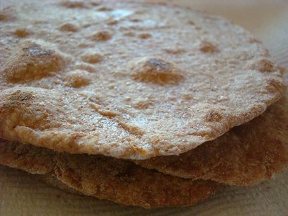 Wie man Chapati ein leckeres Brot aus Indien