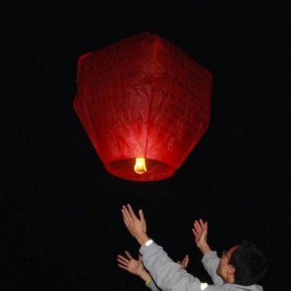 Comment faire chinois Souhaitant lanternes - 10 étapes