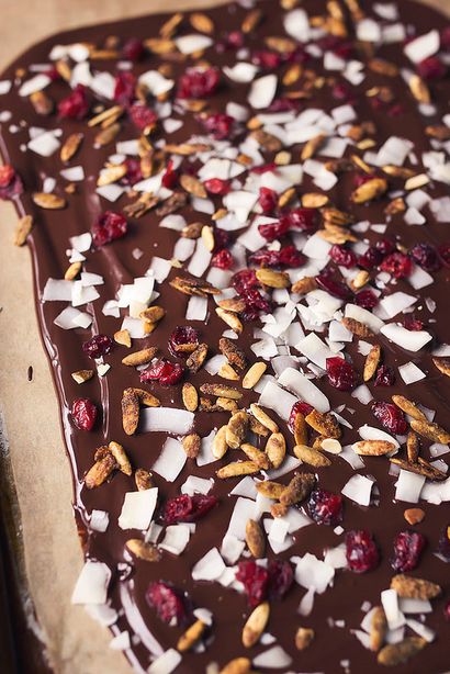 Comment faire du chocolat à Bark - Yummies savoureux