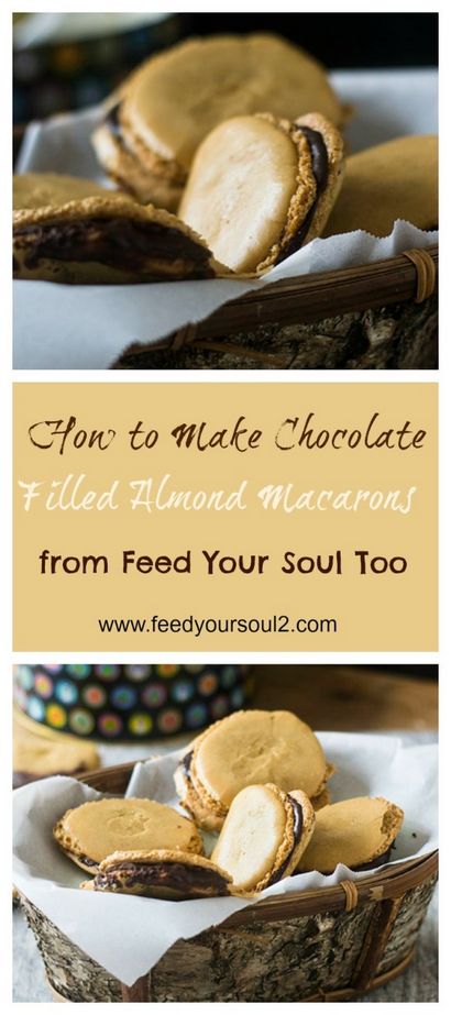 Wie man Schokolade Gefüllte Mandel Macarons - Ziehen Sie Ihre Seele Too