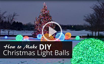 Comment faire Lumière de Noël Boules - Les lumières de Noël, etc. Blog