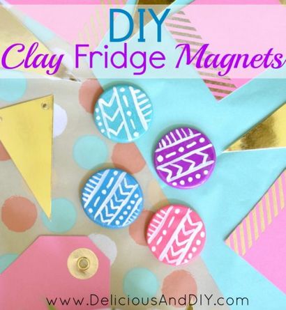 Comment faire Clay aimants pour réfrigérateur - Le Crafty Blog Stalker