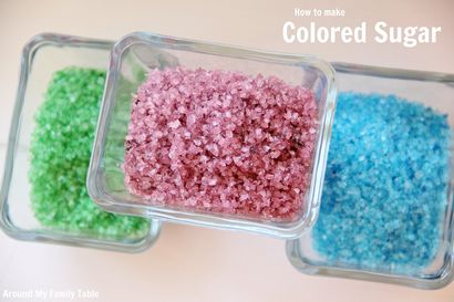 Wie man gefärbten Zucker Make - Around My Family Table