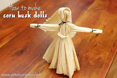 Wie man Maishülsen Puppen machen - Geschenk von Curiosity