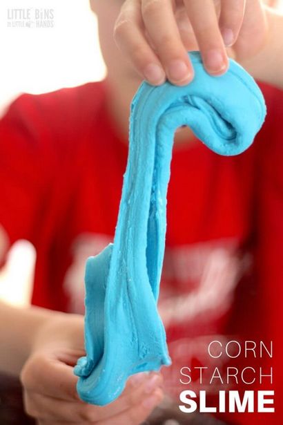 Comment faire la fécule de maïs Slime Recette avec la colle pour les enfants