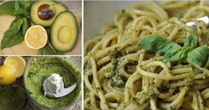 Wie man Creamy Vegan Pesto-Sauce Avocado Mit