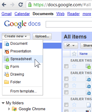 Comment faire numérique Flashcards Avec Google Docs Spreadsheets