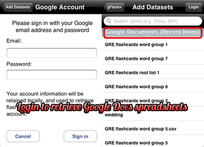 Comment faire numérique Flashcards Avec Google Docs Spreadsheets