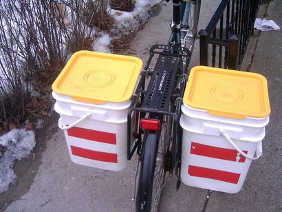 Comment faire de bricolage vélo 9 étapes (Panniers avec photos) (paniers) Comment faire de bricolage vélo 9 étapes (Panniers avec photos)