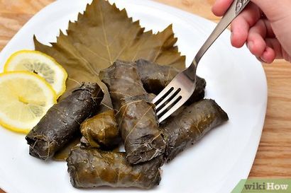 Comment faire Dolma (feuilles de raisin Roll) 6 étapes (avec photos)