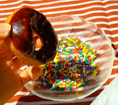 Comment faire Donuts l'aide d'un tube Biscuits