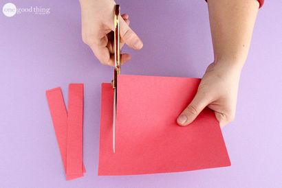 Comment faire du papier facile Chaînes de coeur pour la Saint-Valentin - Journée - Une bonne chose par Jillee