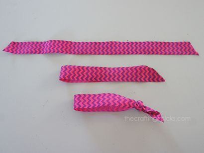 Comment faire élastiques cravate cheveux - Les poussins Crafting