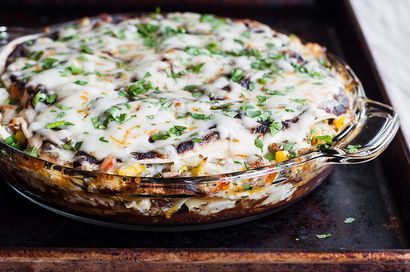 Wie man Enchilada Pie - Natur Comfort Küche