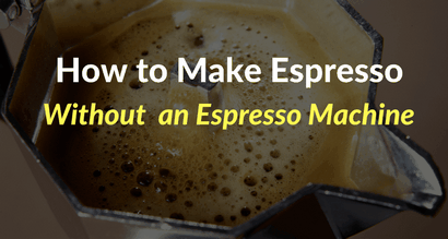 Comment faire Espresso Sans une machine à expresso