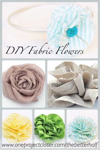 Comment faire Fabulous fleurs en tissu (70 photos, modèles) - Un projet Closer