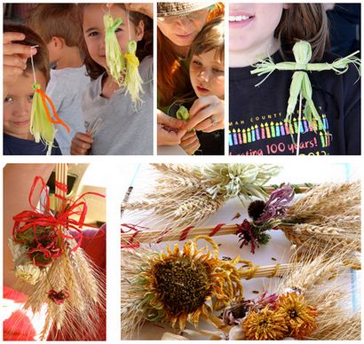 Mit Wie man Fanciful Ghosts and Dolls Fresh Corn Husks, Lebkuchen Schneeflocken