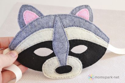 Comment faire des masques animaux, maman Felt Spark - Maman Blogger