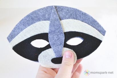 Comment faire des masques animaux, maman Felt Spark - Maman Blogger