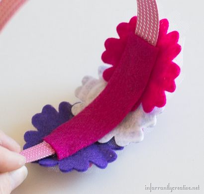 Comment faire Felt Bandeaux Fleur - Infarrantly Creative