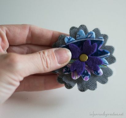 Comment faire Felt Bandeaux Fleur - Infarrantly Creative