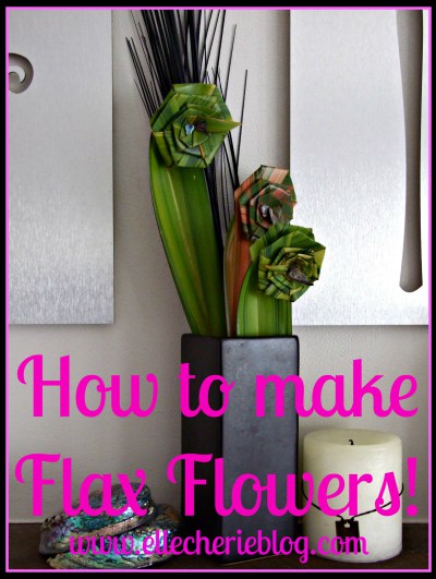Wie machen Flachs-Blumen! Mom Bloggers Verein