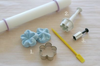 Comment faire Fondant Fleurs - Treats glorieuses