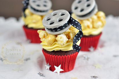 Comment faire Fondant le thème du cinéma Cupcake Toppers