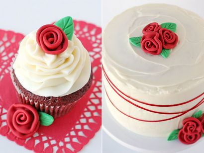 Comment faire des roses et des feuilles Fondant - Treats Glorieuses