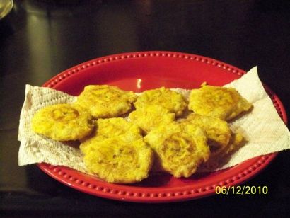 Comment faire Fried vert Plantain (tostones) 4 étapes