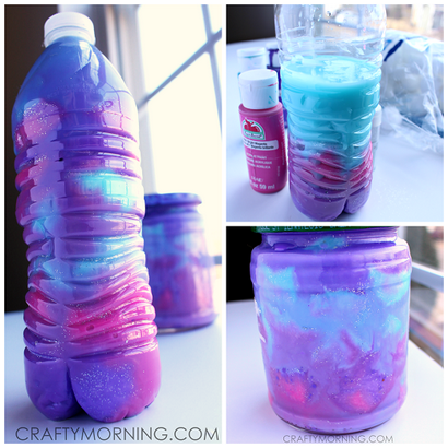 Comment faire Galaxy Jars - Bouteilles (Activité enfants) - Crafty Matin