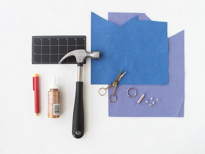 Comment faire de bricolage géométriques Porte-clés et sac Balises avec Felt