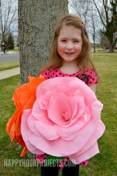 Wie man Riesenkrepppapier Blumen - Happy Hour Projekte