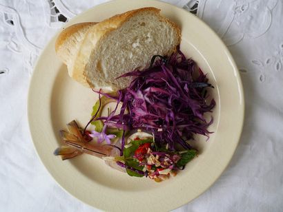 rohe Garnelen in Fischsauce Dressing getränkt - Wie goong che nam pa machen