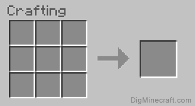 Comment faire Colorant gris dans Minecraft