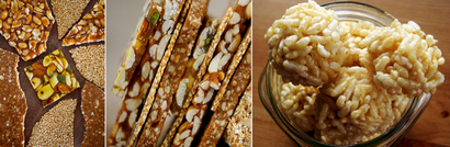 Lebensmittel N Gesundheit - Wie Groundnut (Erdnuss) Chikki und Tasty Puffreis (Mamra) Laddu machen