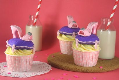Wie Absatz-Schuh-Cupcakes Make - Backen Glücklich
