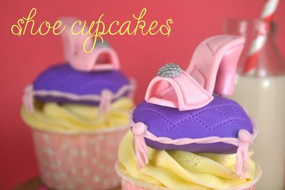 Wie Absatz-Schuh-Cupcakes Make - Backen Glücklich