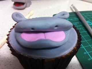 Comment faire Cupcakes Hippo (Partie 1 de 4 Zoo Tutoriels animaux)