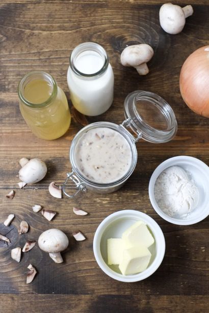 Comment faire la crème maison de poulet ou de la soupe aux champignons, Idées santé pour les enfants