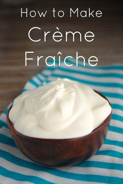 Wie Hausgemachte Crème fraîche Make - Always bestellen Dessert
