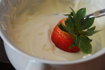 Wie Hausgemachte Crème fraîche Make - Always bestellen Dessert