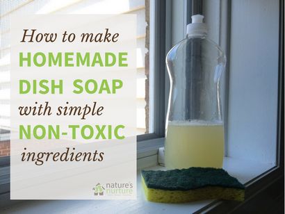 Comment faire maison savon vaisselle avec des ingrédients non toxiques simples