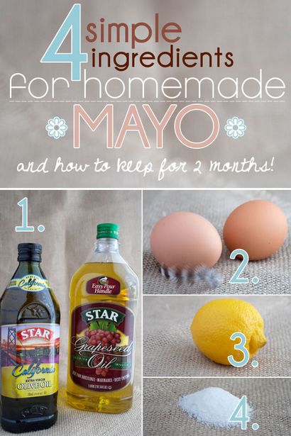 Comment faire Homemade Mayonnaise avec 4 ingrédients simples - My Humble Cuisine