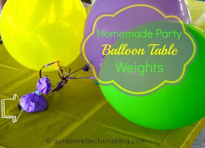 Wie man hausgemachte Partei-Ballon-Tabelle Gewichte Make - Wachsende Hands-On Kids