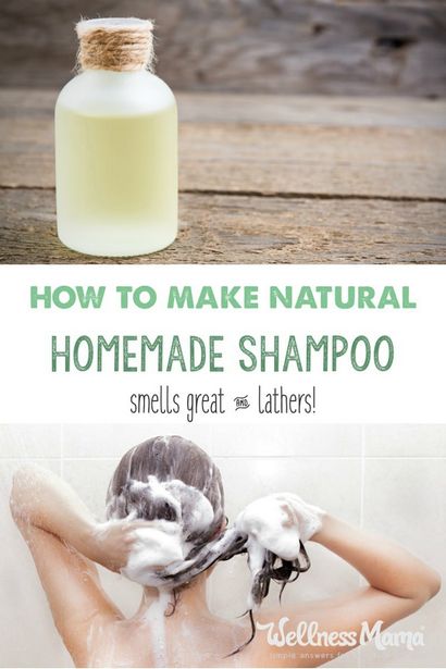 Comment faire maison shampooing, bien-être Mama