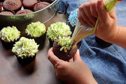 Wie man Hydrangea Cupcakes mit Video, The Baker Bearfoot