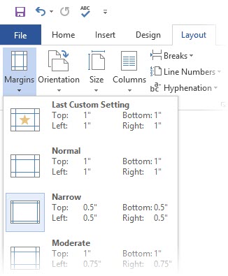 Comment faire cartes d'index dans Microsoft Word 2016